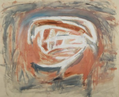 The Night Joan Came to Discuss Process (5'X4' oil on canvas) (c) 2006 Anna Elizabeth Graham