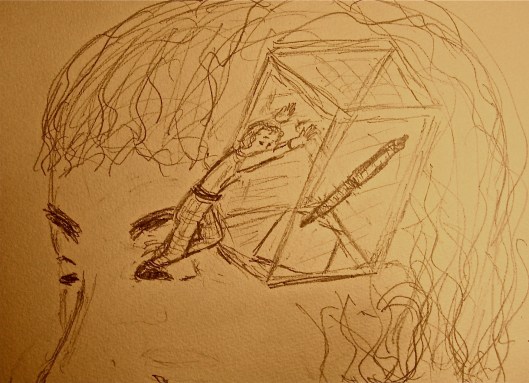 Pushing through writer's block