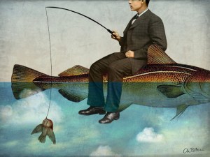 Sky Fishing by Catrin Welz-Stein