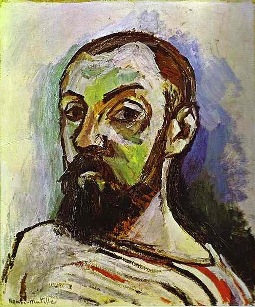 Henri Matisse Self Portrait in a Striped T-Shirt 1906 (public domain)
