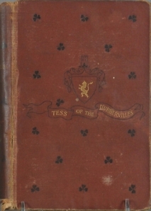 Front cover of original edition of “Tess of the d'Urbervilles” by Thomas Hardy (Harper & Bros) 1891.