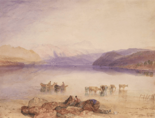 Ullswater, watercolour